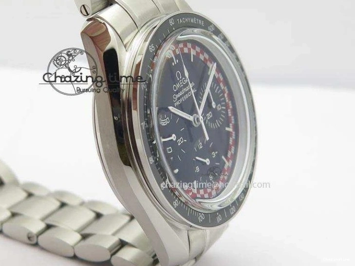 1222 Speedmaster SS 2013 Pro Racing On SS Bracelet Manual Winding Chrono Movement UrbanStyle 8230